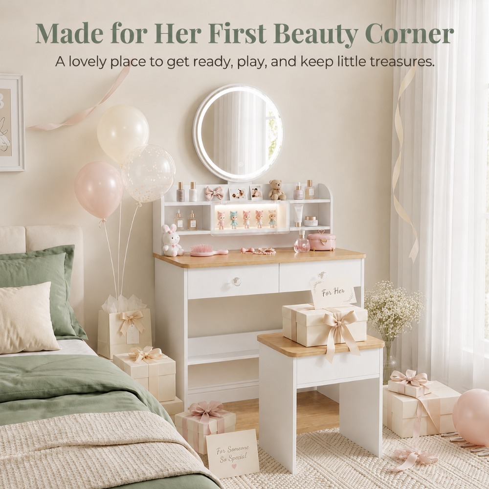 Cadeau idéal pour elle, ensemb - Beauty Makeup Vanity Set avis et prix